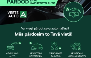 Uztici sava mazlietotā auto pārdošanu Verte Auto!