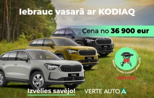 Iebrauc vasarā ar Škoda Kodiaq!