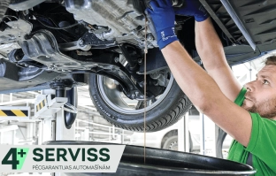 SERVISS 4+ pēcgarantijas automašīnām! Saņem mobilitātes garantiju uz 1 gadu!