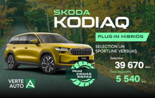 Iegādājies Škoda Kodiaq PHEV par īpašu cenu un – saņem ziemas riepas dāvanā!