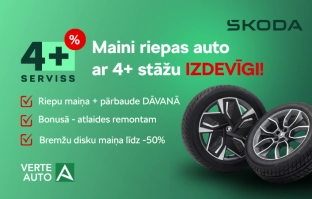 SERVISS 4+ pēcgarantijas automašīnām - tagad izdevīgāk! Saņem mobilitātes garantiju uz 1 gadu!