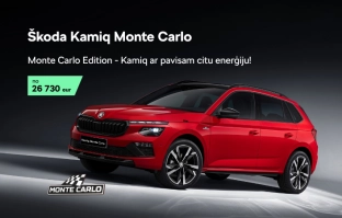 Izlauzies no ikdienas rutīnas – iepazīsti Kamiq Monte Carlo!